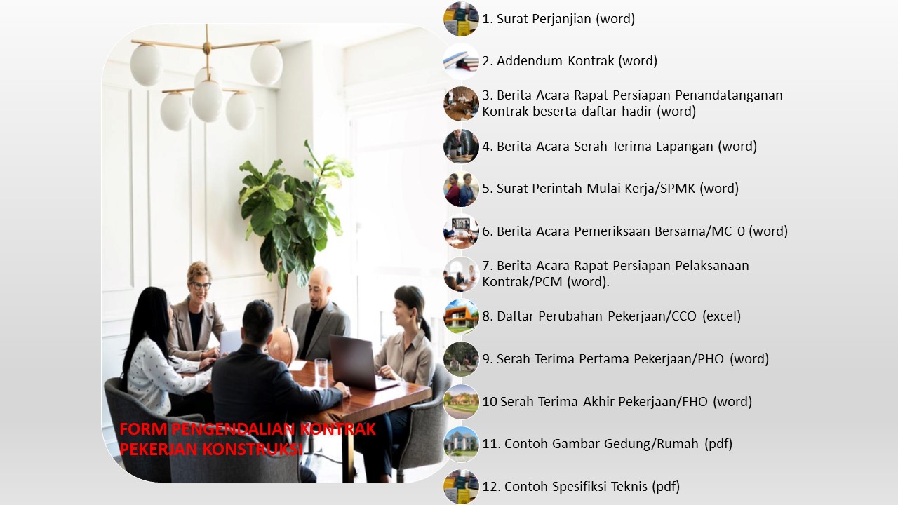 Format Pengendalian Kontrak Pekerjaan Konstruksi